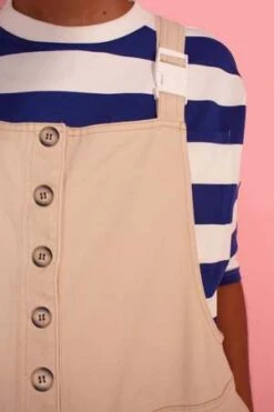 L.F.MarkeyLFMarkey RORY DUNGAREE - ECRU -CYNTHIA ROWLEY Sales Store RORY DUNGAREE ECRU 20220510213119 2