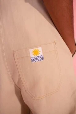 L.F.MarkeyLFMarkey RORY DUNGAREE - ECRU -CYNTHIA ROWLEY Sales Store RORY DUNGAREE ECRU 20220510213119 3