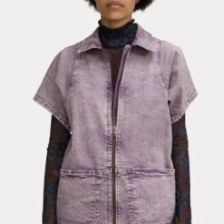 Rachel ComeyBarrie Acid Pomona Denim Jumpsuit - Lilac