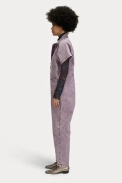 Rachel ComeyBarrie Acid Pomona Denim Jumpsuit - Lilac -CYNTHIA ROWLEY Sales Store Rachel Comey Barrie Jumpsuit Lilac Acid Pomona Denim 20230811023700 2