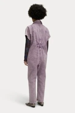 Rachel ComeyBarrie Acid Pomona Denim Jumpsuit - Lilac -CYNTHIA ROWLEY Sales Store Rachel Comey Barrie Jumpsuit Lilac Acid Pomona Denim 20230811023700 3
