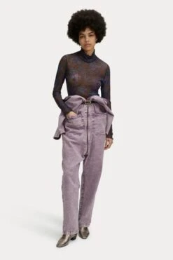 Rachel ComeyBarrie Acid Pomona Denim Jumpsuit - Lilac -CYNTHIA ROWLEY Sales Store Rachel Comey Barrie Jumpsuit Lilac Acid Pomona Denim 20230811023700 4