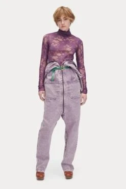 Rachel ComeyBarrie Acid Pomona Denim Jumpsuit - Lilac -CYNTHIA ROWLEY Sales Store Rachel Comey Barrie Jumpsuit Lilac Acid Pomona Denim 20230811023701