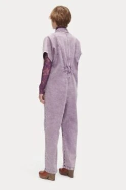 Rachel ComeyBarrie Acid Pomona Denim Jumpsuit - Lilac -CYNTHIA ROWLEY Sales Store Rachel Comey Barrie Jumpsuit Lilac Acid Pomona Denim 20230811023701 3