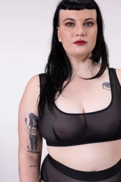 La Fille D'oRamble On Bralette - Black -CYNTHIA ROWLEY Sales Store Ramble On Bralette in Black 20230621180522 3