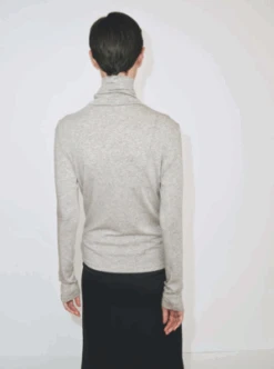 Mijeong ParkRoll Neck Jersey Top - Heather Grey 9 Mijeong ParkRoll Neck Jersey Top - Heather Grey -CYNTHIA ROWLEY Sales Store Roll Neck Jersey Top Heather Grey 20230911214420 1