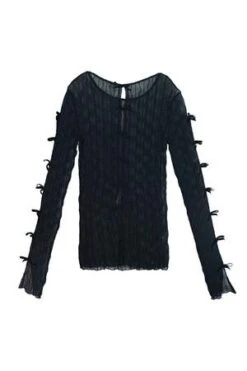 Find Me NowRoss Bow Mockneck Top - Night -CYNTHIA ROWLEY Sales Store Ross Bow Mockneck Top 20231102020717 2