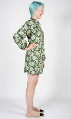 Birds Of North AmericaSS292 Nyctale Dress - Lightning Bugs -CYNTHIA ROWLEY Sales Store SS292 16 Nyctale Dress Lightning Bugs 20231005230514 1