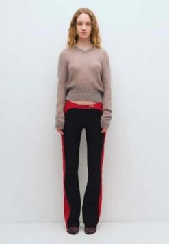 GimaguasSaona Trouser - Black/Red -CYNTHIA ROWLEY Sales Store Saona Trouser Black Red 20231024214823