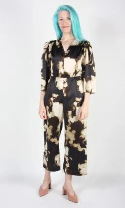 Birds Of North AmericaSarcelle Jumpsuit - Ink Clouds -CYNTHIA ROWLEY Sales Store Sarcelle Jumpsuit Ink Clouds 20230713010525 2