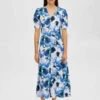SelectedFemme Rachelle Dress - Royal Blue -CYNTHIA ROWLEY Sales Store Selected Femme Rachelle Dress Royal Blue 20230324171329