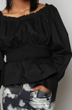 Hope For Flowers By Tracy ReeseShirred Bodice Blouse - Black 3 Hope For Flowers By Tracy ReeseShirred Bodice Blouse - Black - Image 3