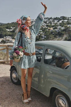 New Release -CYNTHIA ROWLEY Sales Store Sienna Tunic Dress 20231018024155