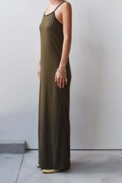 At Dawn.Silk Piping Dress -CYNTHIA ROWLEY Sales Store Silk Piping Dress 20230826012725 1