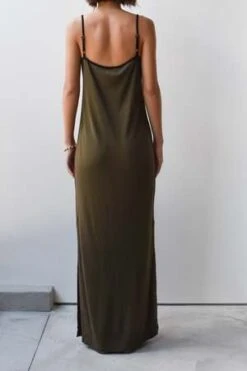 At Dawn.Silk Piping Dress -CYNTHIA ROWLEY Sales Store Silk Piping Dress 20230826012725 2