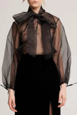 BaabySilk Pussy Bow Shirt