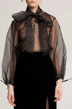 BaabySilk Pussy Bow Shirt 1 BaabySilk Pussy Bow Shirt