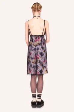 Anna SuiSketch Flower And Lace Heart Dress - Lilac Multi -CYNTHIA ROWLEY Sales Store Sketch Flower and Lace Heart Dress br Lilac Multi 20230206141845 1