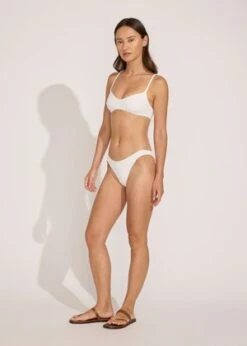 Solid And StripedSolid And Striped Rachel Bikini Bottom - Ribbed Marshmallow