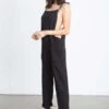 StillwaterSome Beachy Gauze Overalls - Black -CYNTHIA ROWLEY Sales Store Some Beachy Linen Overalls in Black 20220717211455