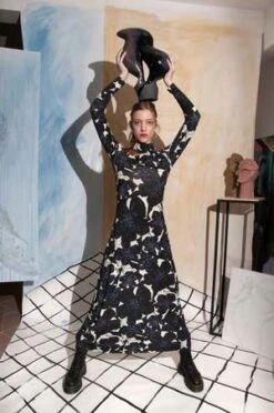 Untitled In MotionMorpha Speculus Dress - Moonflower -CYNTHIA ROWLEY Sales Store Speculus Dress Moonflower 20220921192157 1