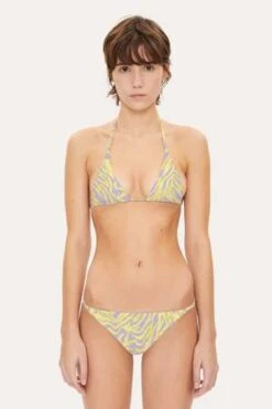Stine GoyaArum Bikini Top - Lilac/Yellow -CYNTHIA ROWLEY Sales Store Stine Goya Arum Bikini Top Lilac Yellow 20220804184605