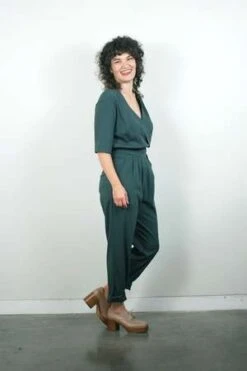 COKLUCHSuzanne Jumpsuit - Cilantro -CYNTHIA ROWLEY Sales Store Suzanne Jumpsuit Cilantro 20231005012313 1