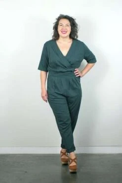COKLUCHSuzanne Jumpsuit - Cilantro -CYNTHIA ROWLEY Sales Store Suzanne Jumpsuit Cilantro 20231005012313 2