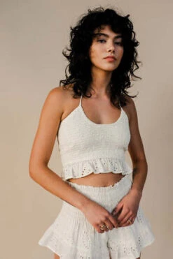 WINSTON WHITETOPANGA TOP - Pearl Ivory -CYNTHIA ROWLEY Sales Store TOPANGA TOP 20220421013623