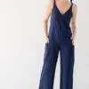 SALUATie Shoulder Jumpsuit 10 SALUATie Shoulder Jumpsuit -CYNTHIA ROWLEY Sales Store Tie Shoulder Jumpsuit by Salua 20210507001718
