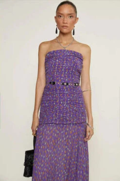 RIXO LONDONTina Bandeau Gown - Evil Eye Purple -CYNTHIA ROWLEY Sales Store Tina Bandeau Gown Evil Eye Purple 20231011013622 1