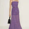RIXO LONDONTina Bandeau Gown - Evil Eye Purple -CYNTHIA ROWLEY Sales Store Tina Bandeau Gown Evil Eye Purple 20231011013622