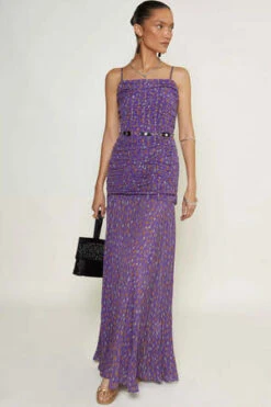 RIXO LONDONTina Bandeau Gown - Evil Eye Purple -CYNTHIA ROWLEY Sales Store Tina Bandeau Gown Evil Eye Purple 20231011013622 3