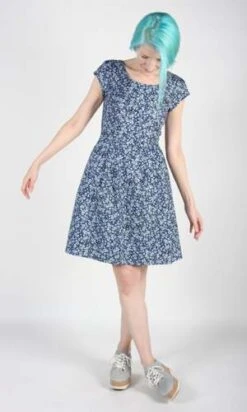 Birds Of North AmericaTurnstone Dress - Forget-Me-Not -CYNTHIA ROWLEY Sales Store Turnstone Dress Forget Me Not 20230713011740 1