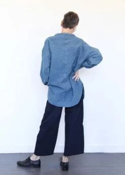 Wol HideTwill Button Down - Indigo 13 Wol HideTwill Button Down - Indigo -CYNTHIA ROWLEY Sales Store Twill Button Down Indigo 20231026143054 2