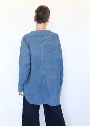 Wol HideTwill Button Down - Indigo 7 Wol HideTwill Button Down - Indigo - Image 7