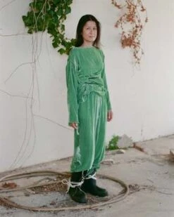 BaserangeUnir Pant - Vella Green -CYNTHIA ROWLEY Sales Store UNIR PANT 20220907073026 2