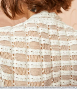 Ulla JohnsonEmma Top - Pristine -CYNTHIA ROWLEY Sales Store Ulla Johnson Emma Top Pristine 20231012225157