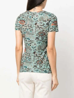 Ulla JohnsonEstelle T-Shirt - Jade -CYNTHIA ROWLEY Sales Store Ulla Johnson Estelle T Shirt Jade 20231008004001 1