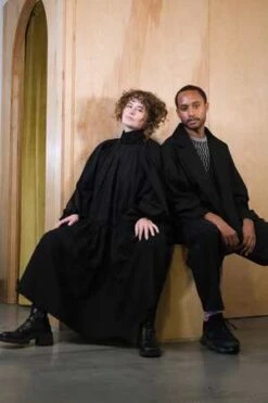 Toit VolantUnderwoodt Dress - Black -CYNTHIA ROWLEY Sales Store Underwoodt Dress Black 20231102023101