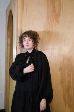 Toit VolantUnderwoodt Dress - Black -CYNTHIA ROWLEY Sales Store Underwoodt Dress Black 20231102023102 2