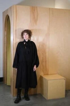 Toit VolantUnderwoodt Dress - Black -CYNTHIA ROWLEY Sales Store Underwoodt Dress Black 20231102023102 3