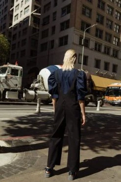 KkCoUtility Jumpsuit - Black -CYNTHIA ROWLEY Sales Store Utility Jumpsuit 20190613232845 1