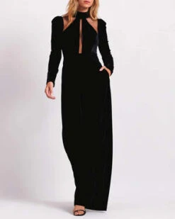PatboVelvet Jumpsuit -CYNTHIA ROWLEY Sales Store Velvet Jumpsuit 20230926162752 1