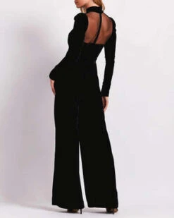 PatboVelvet Jumpsuit -CYNTHIA ROWLEY Sales Store Velvet Jumpsuit 20230926162752 2