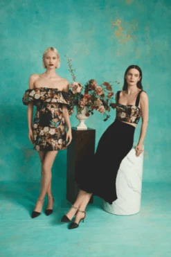 Cara CaraVera Dress - Black Birds Of Paradise -CYNTHIA ROWLEY Sales Store Vera Dress 20231018210205