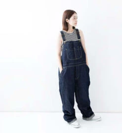 VeritecoeurOverall-ST041 Jumpsuit - Indigo