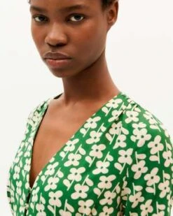 Thinking MUVestido Daisy Camelia - Green -CYNTHIA ROWLEY Sales Store Vestido Daisy Camelia Green 20230324173230