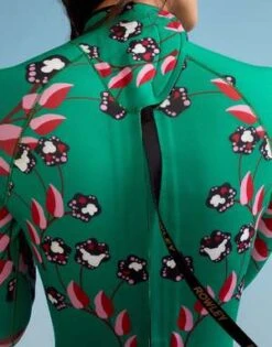 CYNTHIA ROWLEYVine Floral High Cut Wetsuit - Green Vine Floral -CYNTHIA ROWLEY Sales Store Vine Floral High Cut Wetsuit 20221013201957 2