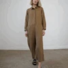 Zii RopaWade Linen Jumpsuit - Olive -CYNTHIA ROWLEY Sales Store Wade Jumpsuit Olive Linen 20230701185229